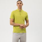 Giyim OLYMP gündelik modern kesim, polo, yeşil PL4DLH2121