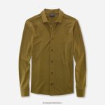 Giyim OLYMP gündelik modern kesim, polo, zeytin PL4DLH2141