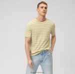 Giyim OLYMP gündelik modern kesim, tişört, limon PL4DLH2027