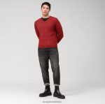 Giyim OLYMP gündelik triko kazak, barolo PL4DLH1765 - Görsel 2