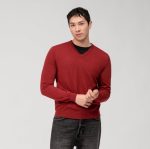 Giyim OLYMP gündelik triko kazak, barolo PL4DLH1765