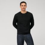 Giyim OLYMP gündelik triko kazak, siyah PL4DLH1807