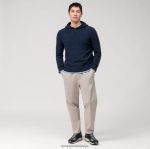 Giyim OLYMP gündelik triko sweatshirt, deniz mavisi PL4DLH1909 - Görsel 2