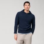 Giyim OLYMP gündelik triko sweatshirt, deniz mavisi PL4DLH1909
