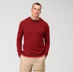 Giyim OLYMP günlük triko sweatshirt, bordo PL4DLH1912
