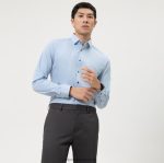 Giyim OLYMP HAYIR. altı 24/7 süper ince, iş gömleği, modern kent, bleu PL4DLH24