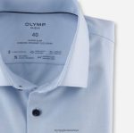 Giyim OLYMP HAYIR. altı 24/7 süper ince, iş gömleği, modern kent, bleu PL4DLH47 - Görsel 2