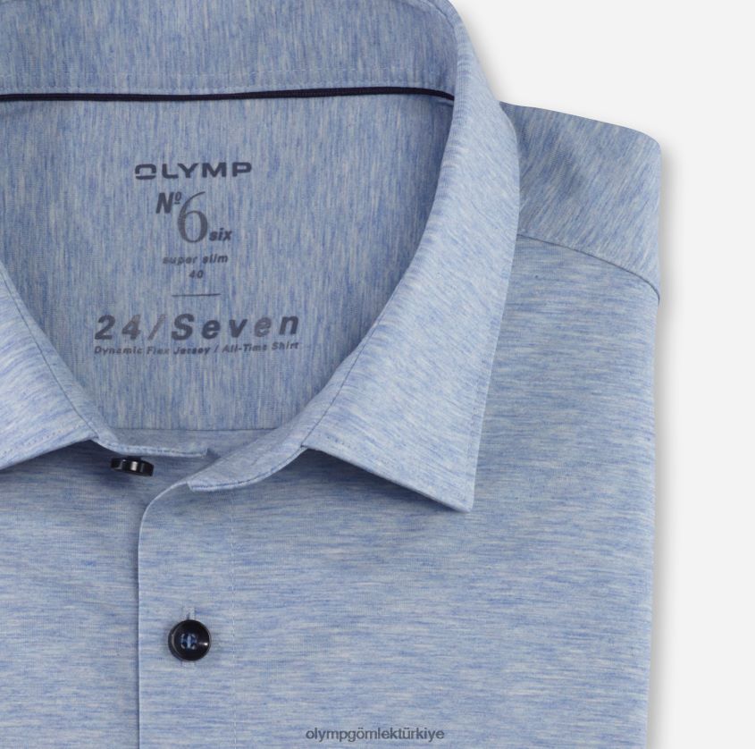 Giyim OLYMP HAYIR. altı 24/7 süper ince, iş gömleği, urban kent, bleu PL4DLH53 - Görsel 2
