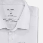 Giyim OLYMP HAYIR. six 24/7 süper ince, iş gömleği, kentsel kent, beyaz PL4DLH2 - Görsel 2
