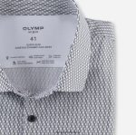 Giyim OLYMP HAYIR. six 24/7 süper ince, iş gömleği, modern kent, beyaz PL4DLH254 - Görsel 2