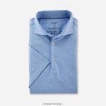 Giyim OLYMP HAYIR. six 24/seven süper ince, iş gömleği, kent, mavi PL4DLH9