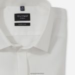 Giyim OLYMP HAYIR. six süper slim, iş gömleği, urban kent, açık bej PL4DLH263 - Görsel 2