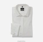 Giyim OLYMP HAYIR. six süper slim, iş gömleği, urban kent, açık bej PL4DLH263