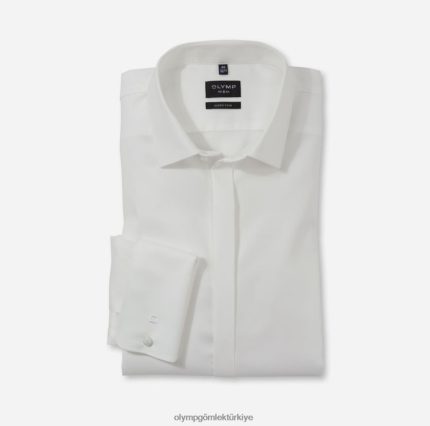 Giyim OLYMP HAYIR. six süper slim, iş gömleği, urban kent, açık bej PL4DLH263