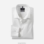 Giyim OLYMP HAYIR. six süper slim, iş gömleği, urban kent, açık bej PL4DLH279