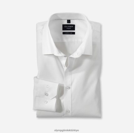 Giyim OLYMP HAYIR. six süper slim, iş gömleği, urban kent, açık bej PL4DLH279
