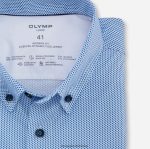 Giyim OLYMP luxor 24/seven modern kesim, iş gömleği, düğmeli, mavi PL4DLH1104 - Görsel 2