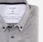 Giyim OLYMP luxor 24/seven modern kesim, iş gömleği, düğmeli, zeytin rengi PL4DLH1027 - Görsel 2