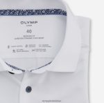 Giyim OLYMP luxor 24/seven modern kesim, iş gömleği, ekstra kısa kollu, global kent, beyaz PL4DLH1469 - Görsel 2