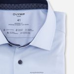 Giyim OLYMP luxor 24/seven modern kesim, iş gömleği, ekstra kısa kollu, global kent, bleu PL4DLH1457 - Görsel 2