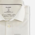 Giyim OLYMP luxor 24/seven modern kesim, iş gömleği, global kent, açık bej PL4DLH1049 - Görsel 2