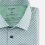 Giyim OLYMP luxor 24/seven modern kesim, iş gömleği, global kent, açık yeşil PL4DLH1187 - Görsel 2
