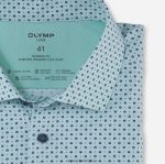 Giyim OLYMP luxor 24/seven modern kesim, iş gömleği, global kent, açık yeşil PL4DLH1218 - Görsel 2