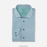 Giyim OLYMP luxor 24/seven modern kesim, iş gömleği, global kent, açık yeşil PL4DLH1218