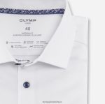 Giyim OLYMP luxor 24/seven modern kesim, iş gömleği, global kent, beyaz PL4DLH1068 - Görsel 2