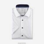 Giyim OLYMP luxor 24/seven modern kesim, iş gömleği, global kent, beyaz PL4DLH1287