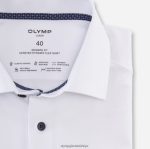Giyim OLYMP luxor 24/seven modern kesim, iş gömleği, global kent, beyaz PL4DLH1398 - Görsel 2
