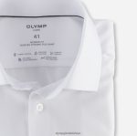 Giyim OLYMP luxor 24/seven modern kesim, iş gömleği, global kent, beyaz PL4DLH953 - Görsel 2