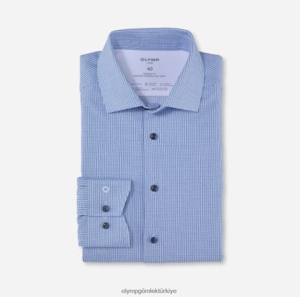Giyim OLYMP luxor 24/seven modern kesim, iş gömleği, global kent, bleu PL4DLH1053