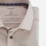 Giyim OLYMP luxor 24/seven modern kesim, iş gömleği, global kent, doğal PL4DLH1125 - Görsel 2
