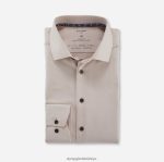 Giyim OLYMP luxor 24/seven modern kesim, iş gömleği, global kent, doğal PL4DLH1125