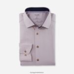 Giyim OLYMP luxor 24/seven modern kesim, iş gömleği, global kent, doğal PL4DLH1238