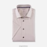 Giyim OLYMP luxor 24/seven modern kesim, iş gömleği, global kent, doğal PL4DLH942
