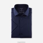 Giyim OLYMP luxor 24/seven modern kesim, iş gömleği, global kent, marine PL4DLH1039