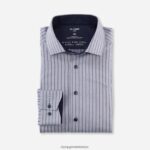 Giyim OLYMP luxor 24/seven modern kesim, iş gömleği, global kent, marine PL4DLH1073