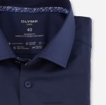 Giyim OLYMP luxor 24/seven modern kesim, iş gömleği, global kent, marine PL4DLH1080 - Görsel 2