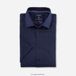 Giyim OLYMP luxor 24/seven modern kesim, iş gömleği, global kent, marine PL4DLH1080