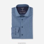 Giyim OLYMP luxor 24/seven modern kesim, iş gömleği, global kent, marine PL4DLH1229