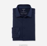 Giyim OLYMP luxor 24/seven modern kesim, iş gömleği, global kent, marine PL4DLH1318