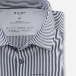 Giyim OLYMP luxor 24/seven modern kesim, iş gömleği, global kent, marine PL4DLH959 - Görsel 2