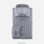 Giyim OLYMP luxor 24/seven modern kesim, iş gömleği, global kent, marine PL4DLH959