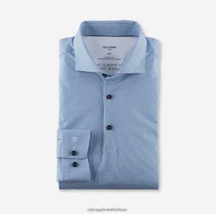 Giyim OLYMP luxor 24/seven modern kesim, iş gömleği, kent, bleu PL4DLH1106
