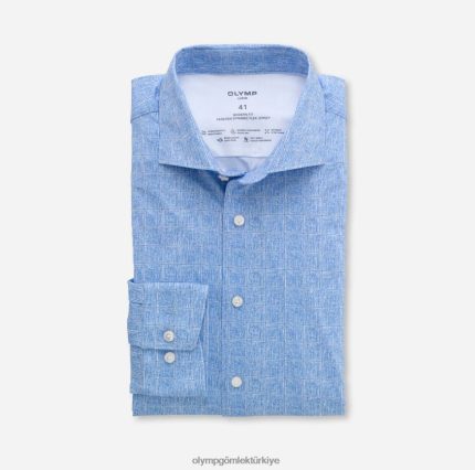 Giyim OLYMP luxor 24/seven modern kesim, iş gömleği, kent, bleu PL4DLH1347