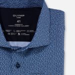 Giyim OLYMP luxor 24/seven modern kesim, iş gömleği, kent, marine PL4DLH1169 - Görsel 2
