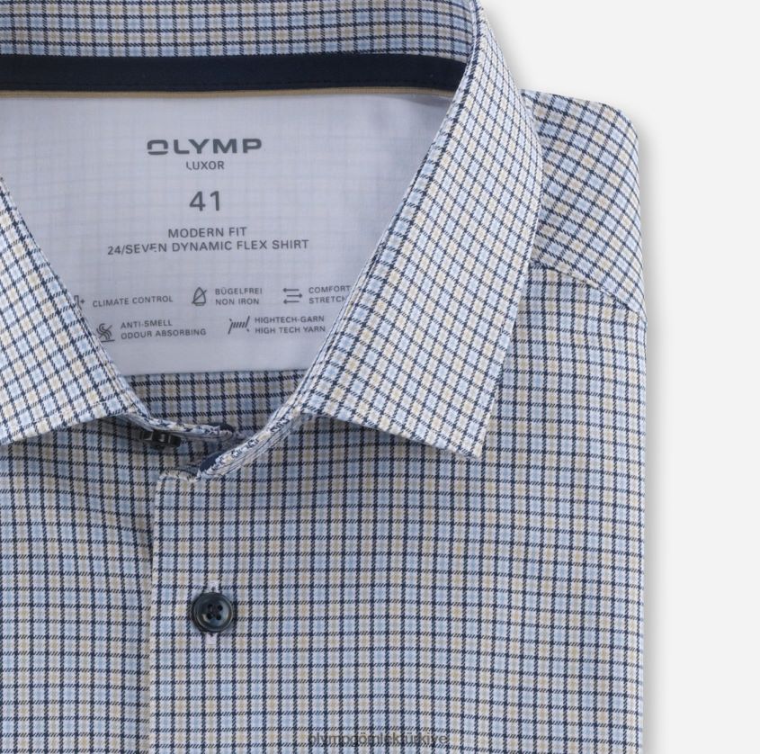 Giyim OLYMP luxor 24/seven modern kesim, iş gömleği, modern kent, doğal PL4DLH1087 - Görsel 2
