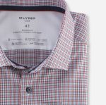 Giyim OLYMP luxor 24/seven modern kesim, iş gömleği, modern kent, kırmızı PL4DLH1203 - Görsel 2
